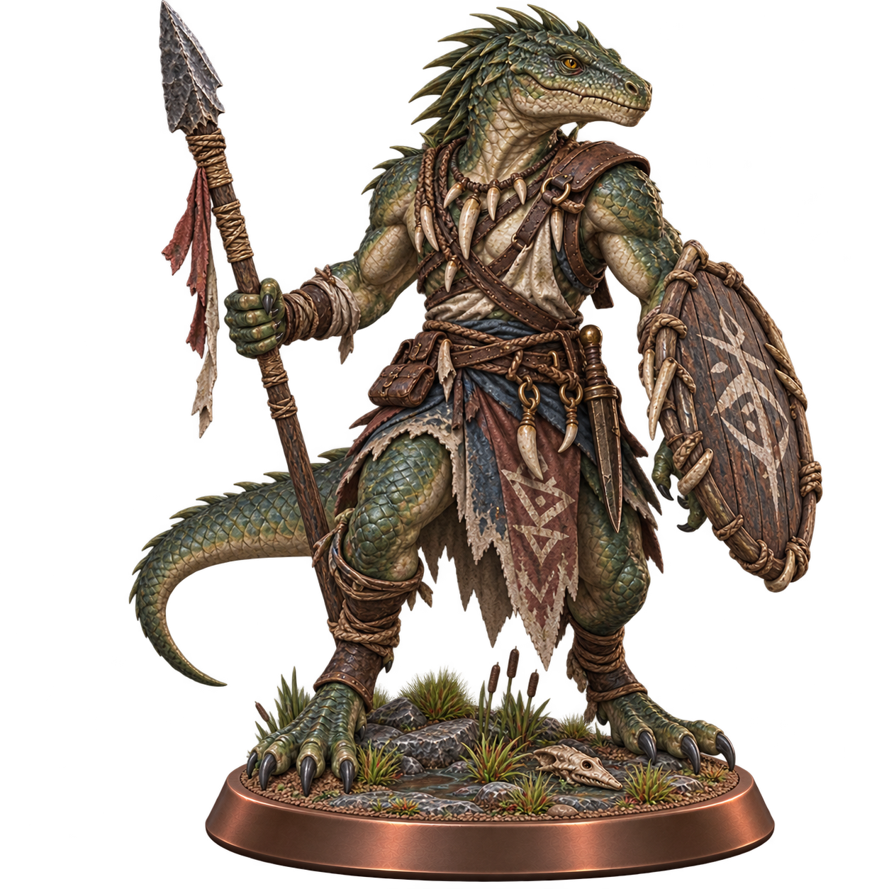 Generic Lizardfolk character artwork